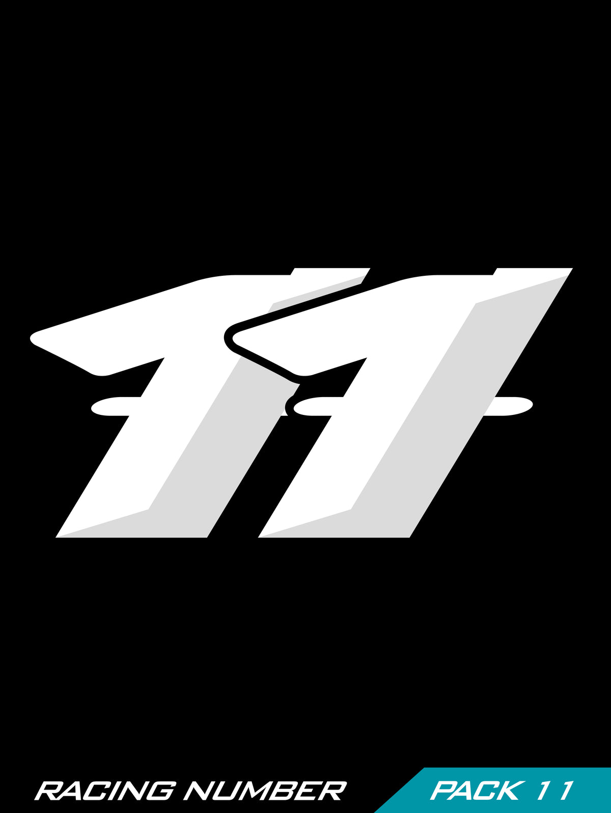 117 Racing Number RACING NUMBER PACK 11 – RaceCutz
